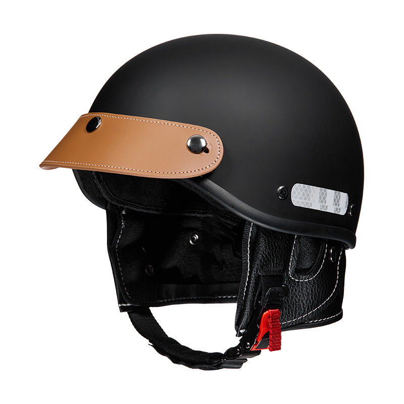 ABS 3C Retro Motorcycle Helmet with Adjustable 58–62 cm Fit