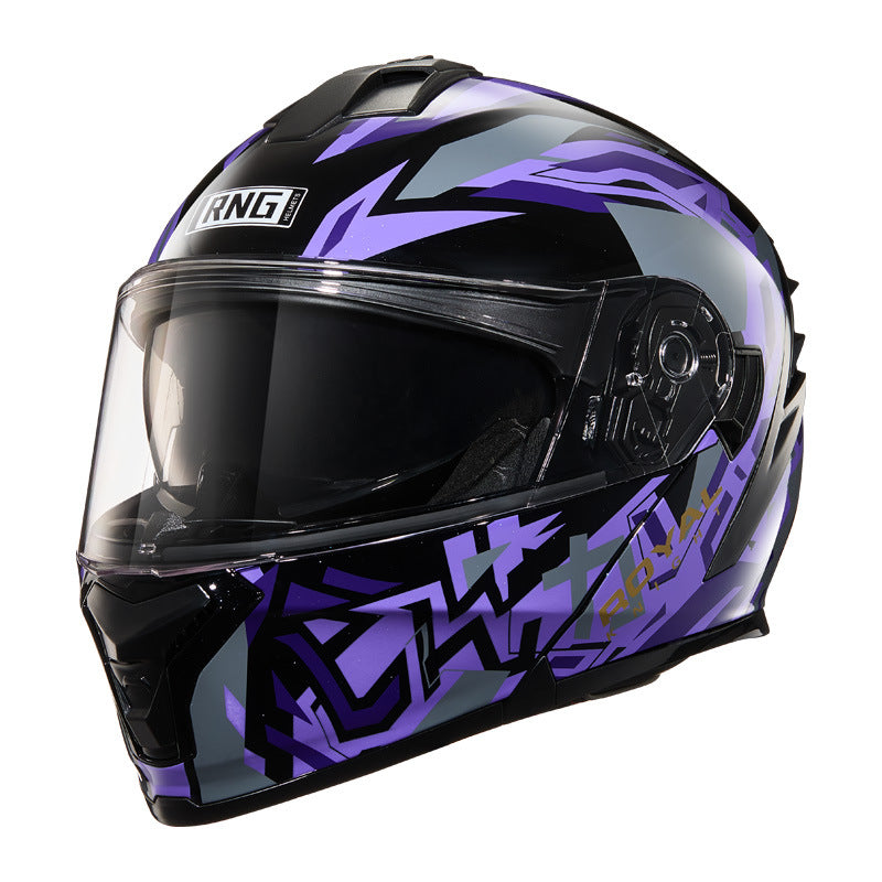 ABS 3C Motorcycle Helmet with Silver-Plated Endoscope Lens