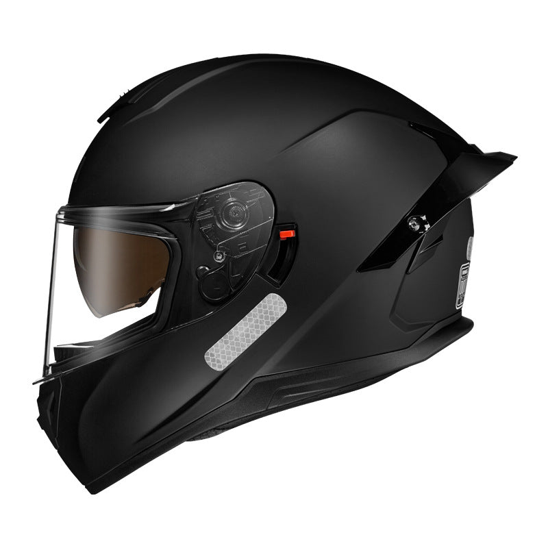 ABS 3C Full Face Motorcycle Helmet with Big Tail Design