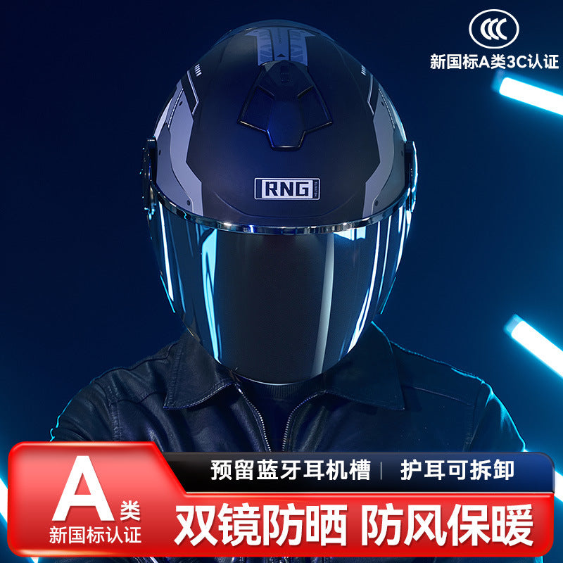 RNG 3C/DOT Certified Motorcycle Helmet for Adult Riding