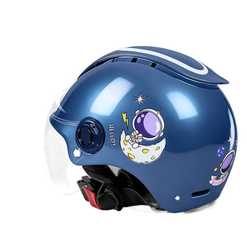 3C Certified ABS Half Helmet for Women and Kids, Sun Protection
