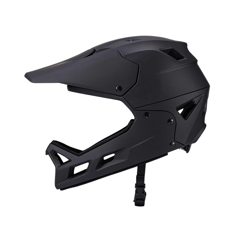 PC EPS Mountain Bike Downhill Full-Face Helmet for Adults