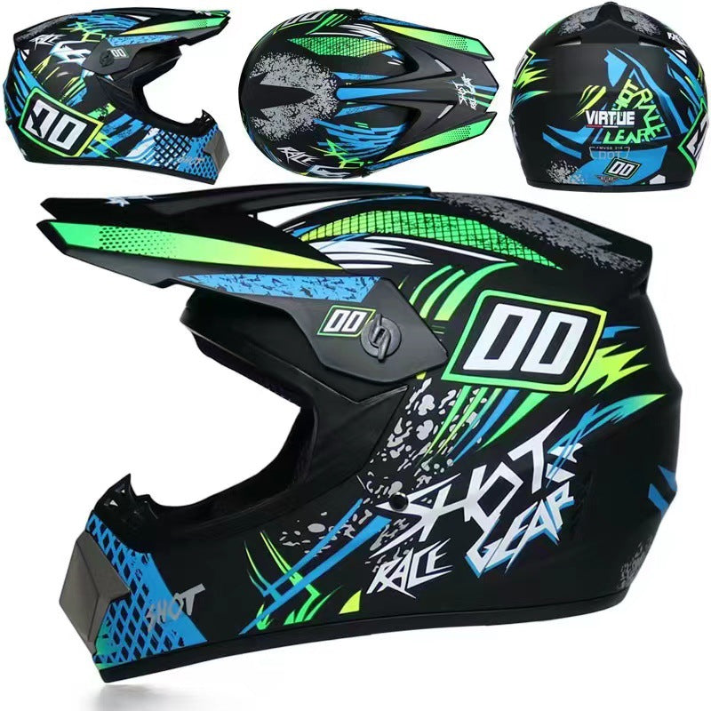 ABS Off-Road Full-Face Motorcycle Helmet for Men and Women