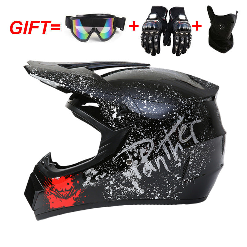 ABS Off-Road Full-Face Motorcycle Helmet for Adults, All-Season