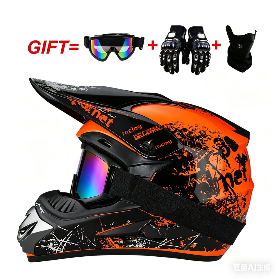 ABS Lightweight Off-Road Motorcycle Helmet, Breathable,