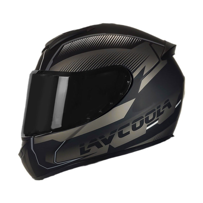 3C Certified ABS Full-Face Motorcycle Helmet with Lens