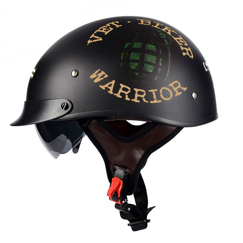 3C Certified ABS Half Helmet for Motorcycle Commuting, Summer