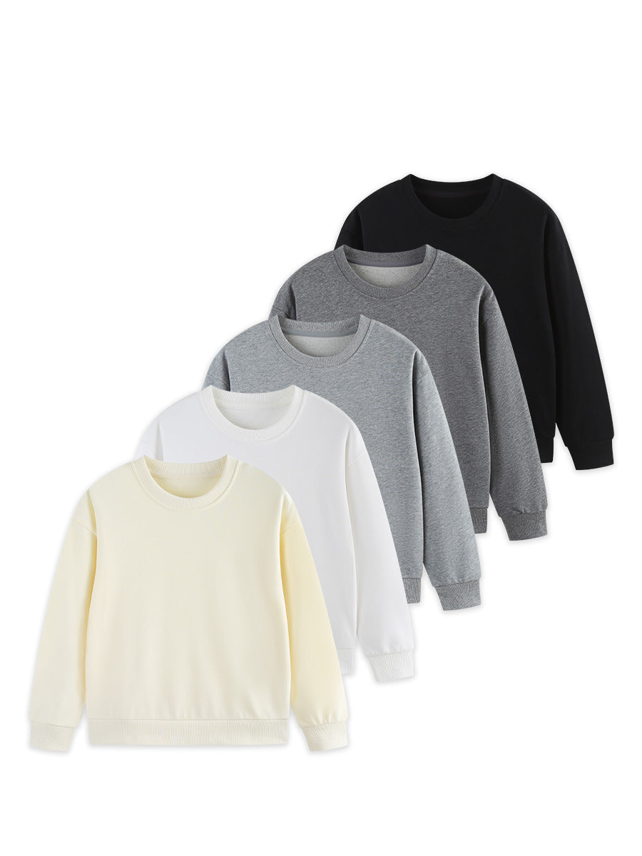 Boys' High-Cotton Soft Knit Cartoon Pullover Sweatshirt
