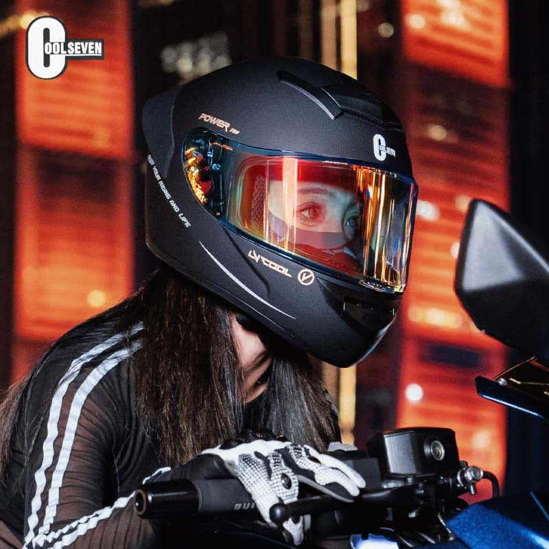 3C Certified Full-Face Electric Motorcycle Helmet with Bluetooth