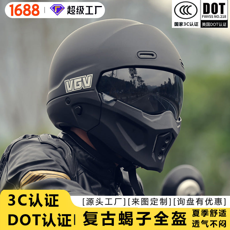 3C Certified VGV Scorpion Full-Face Motorcycle Helmet, ABS