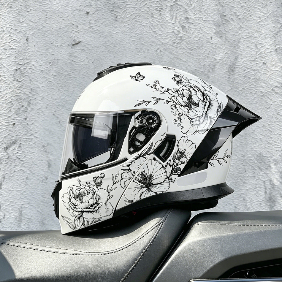 3C Certified VGV Full-Face Motorcycle Helmet with Bluetooth Slot