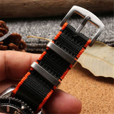 20mm 22mm naylon kumaş paraşüt askeri saat kayışı kayışı yüksek kaliteli NATO spor Watchband bilezik kemer 007 James bond