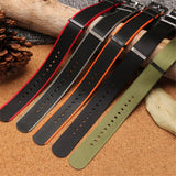 20mm 22mm naylon kumaş paraşüt askeri saat kayışı kayışı yüksek kaliteli NATO spor Watchband bilezik kemer 007 James bond