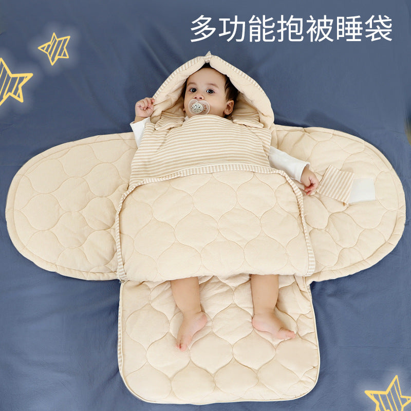 Thick Newborn Swaddle Sleeping Bag Anti Kick Blanket