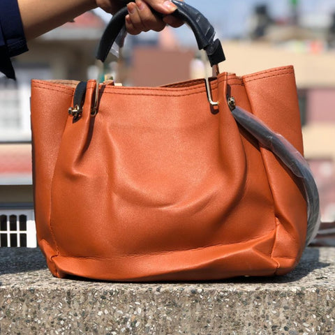 INSTOCK - Eco-Friendly Quality PU Leather Bucket Bags