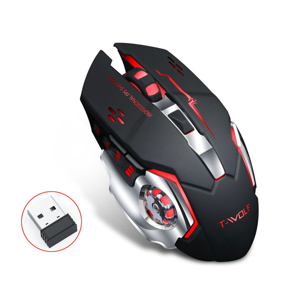 Dual-Mode Bluetooth Wireless Luminous Gaming Mouse