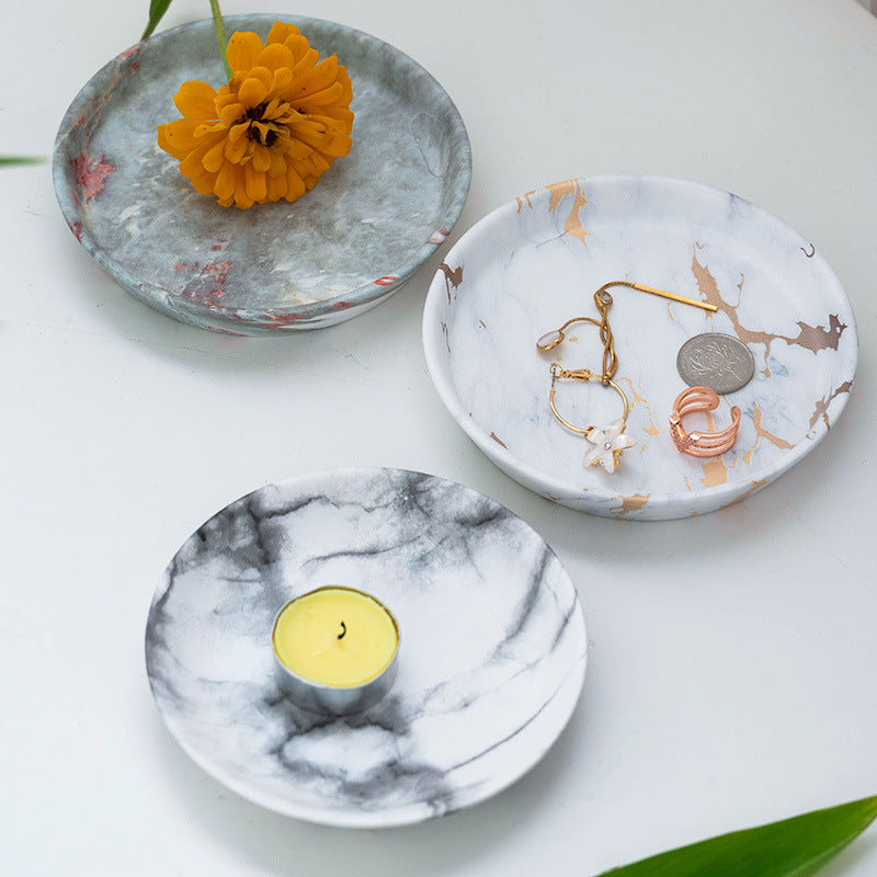 Scandinavian Ceramic Cactus Jewelry Display Tray