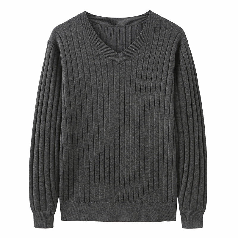 Men’s V-Neck Long-Sleeve Slim Autumn Winter Sweater