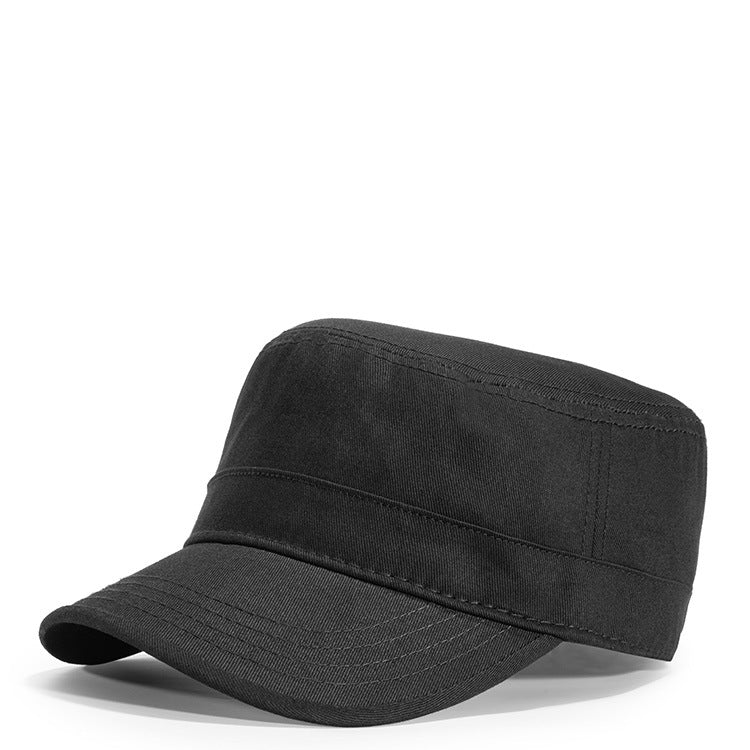 Plus Size Solid Color Military Style Cap