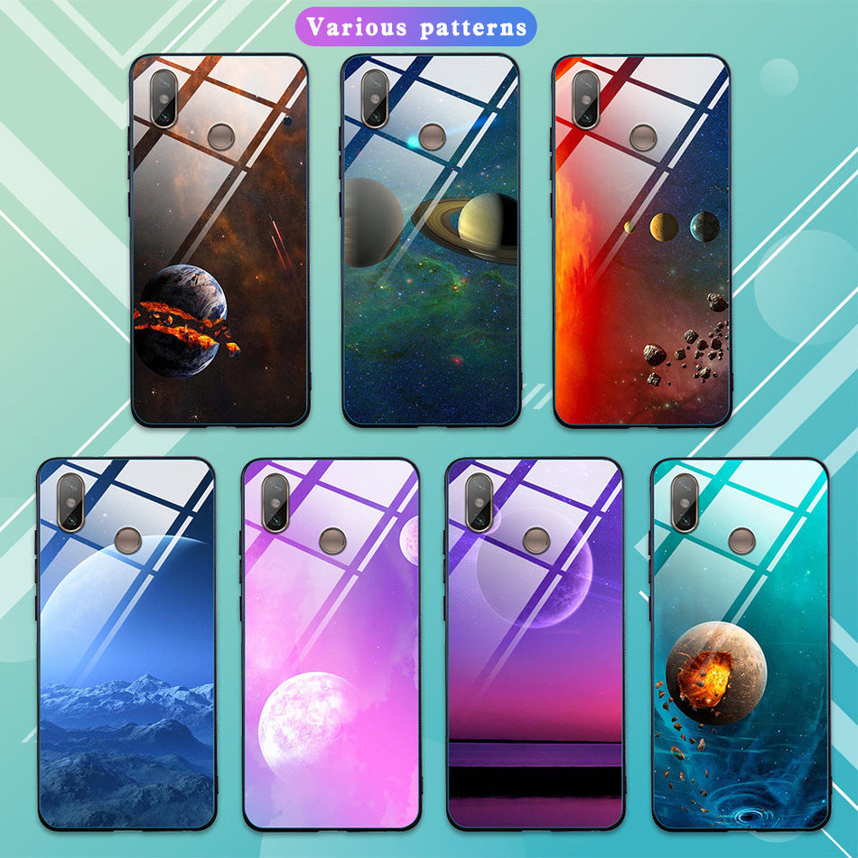 Fashion Glass Protective Case for Oppo Realme C3