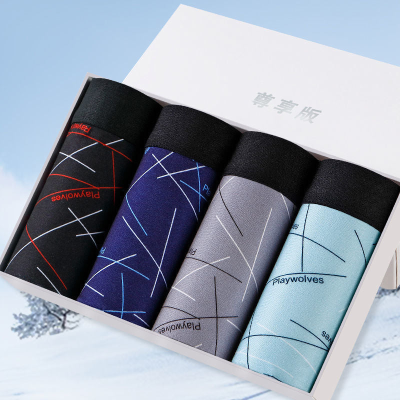 STOCK-Pack of 4 - Men's Underwear, Men's boxer briefs,