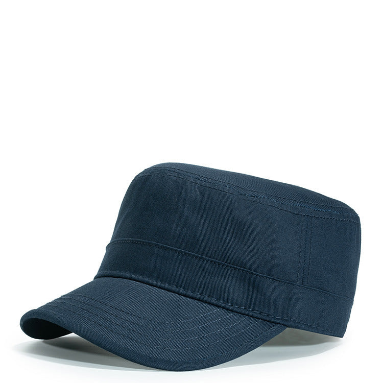 Plus Size Solid Color Military Style Cap