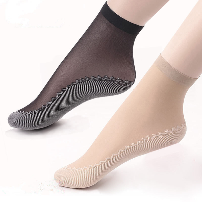 Cotton Bottom Socks for Women (Pack of 4)