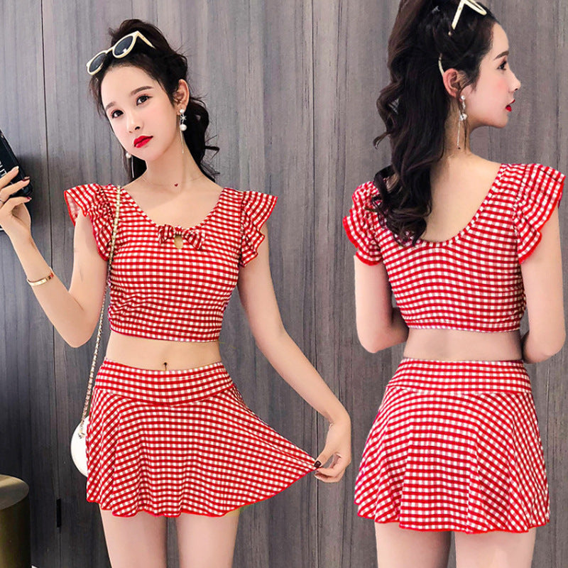 Korean Skirted Bikini Set