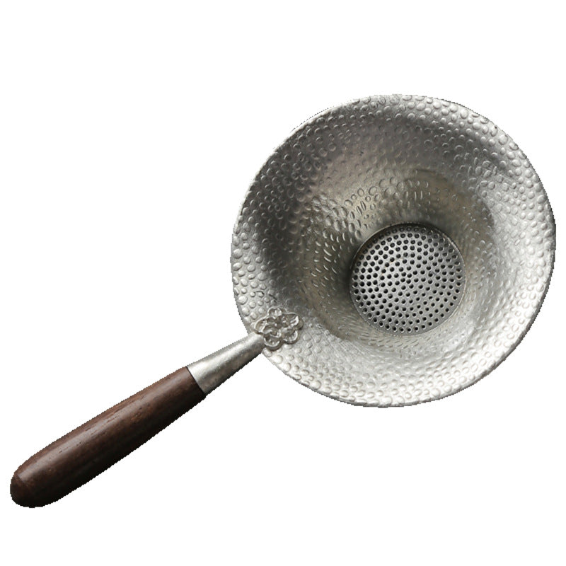 Suiqiantang Pure Tin Silver Tea Strainer Kung Fu Set