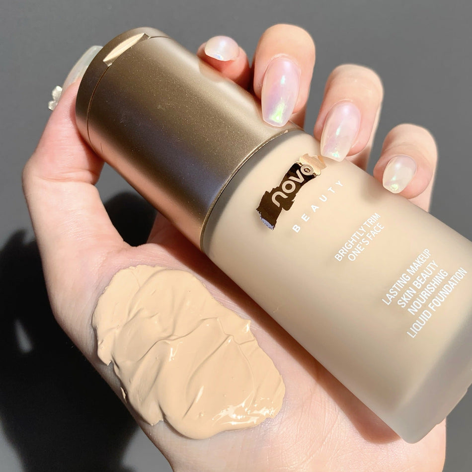 Novo Waterproof Liquid Foundation – Long-Lasting & Moisturizing