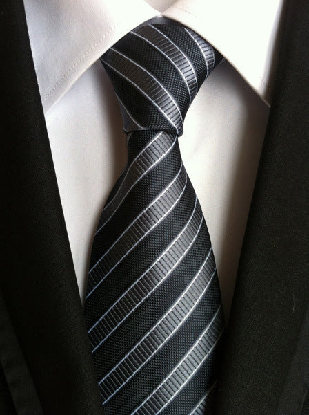 Men's Striped Formal Business Tie Wedding Professional Style -