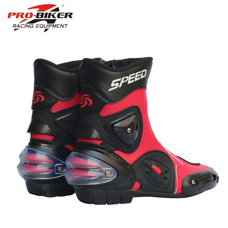 Speed Racing Mid-Length Motorcycle Riding Shoes