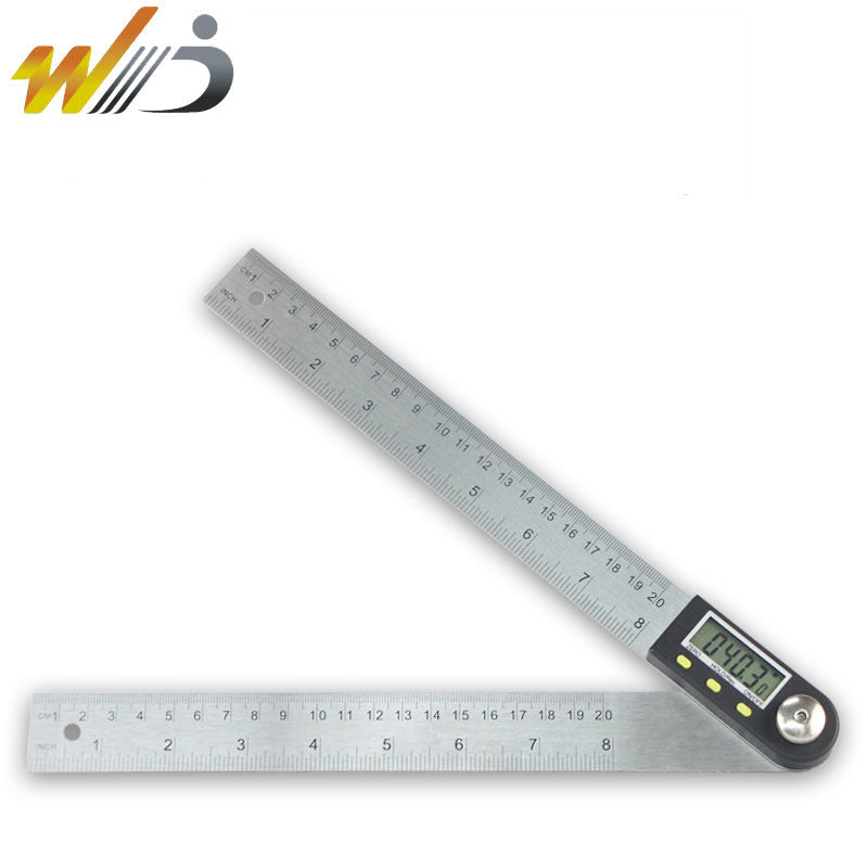 Wei Degree Digital Protractor – 360° Stainless Steel Angle Ruler