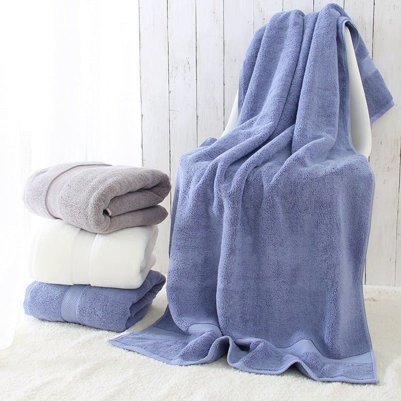 Large Pure Cotton Thickened Bath Towel for Hotel Use