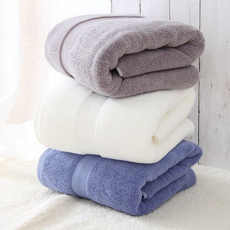 Large Pure Cotton Thickened Bath Towel for Hotel Use
