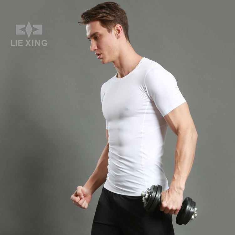 Hunting Star Men's Quick-Dry Solid Sports T-Shirt