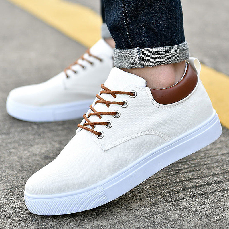 2025 Korean-Style Canvas Shoes – Men’s Casual Extra-Large