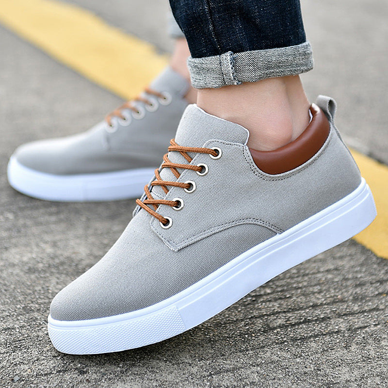 2025 Korean-Style Canvas Shoes – Men’s Casual Extra-Large