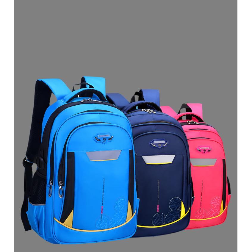 Large Capacity School Backpack for Boys – Grade 1–6