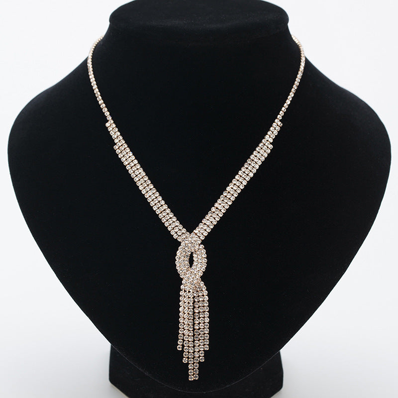 Bridal Rhinestone Choker Necklace