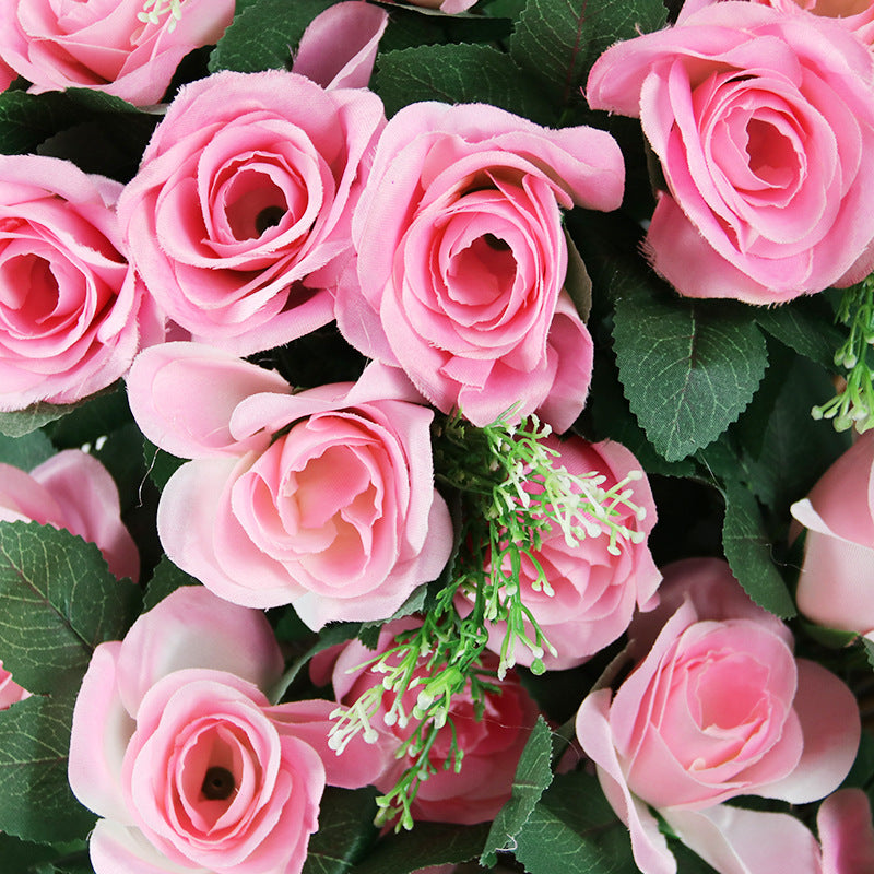 High-Quality Artificial Rose Bouquet Wall Hanging