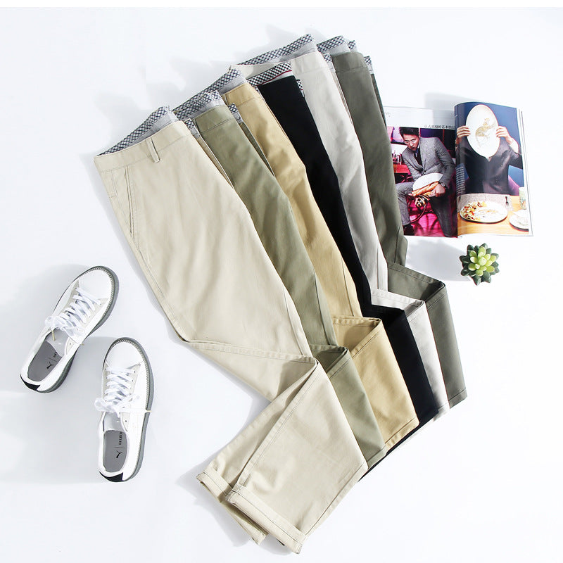 Men’s Korean Style Cotton Pants – Summer Casual