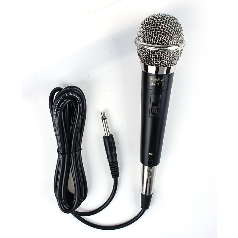 IsingMC Dynamic Coil Cable Microphone – Handheld for TV, Computer