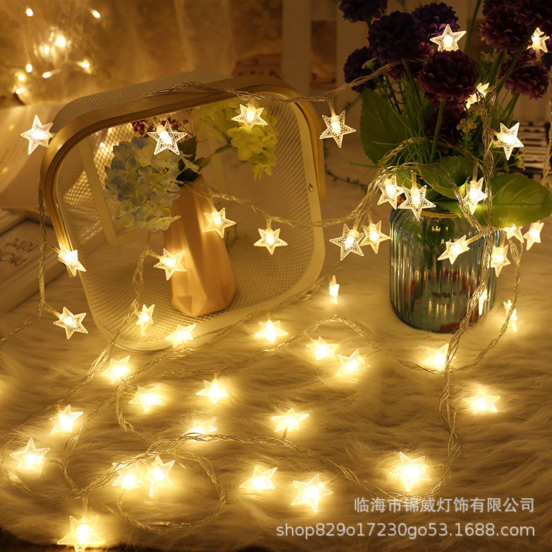 LED Star String Lights Small Flashing Decorative Lights