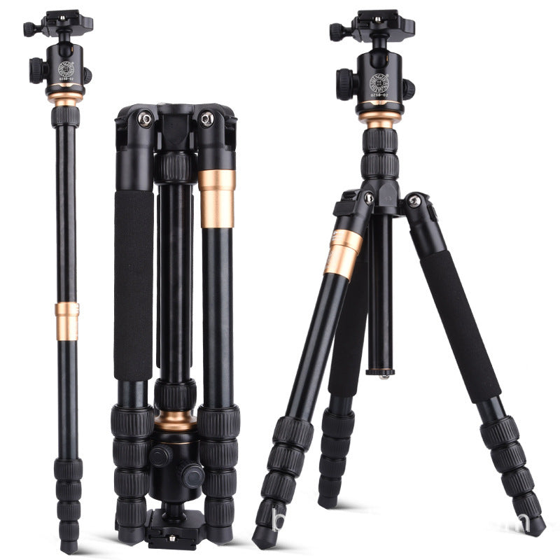 Q666 Aluminum Magnesium Travel Tripod for SLR Camera