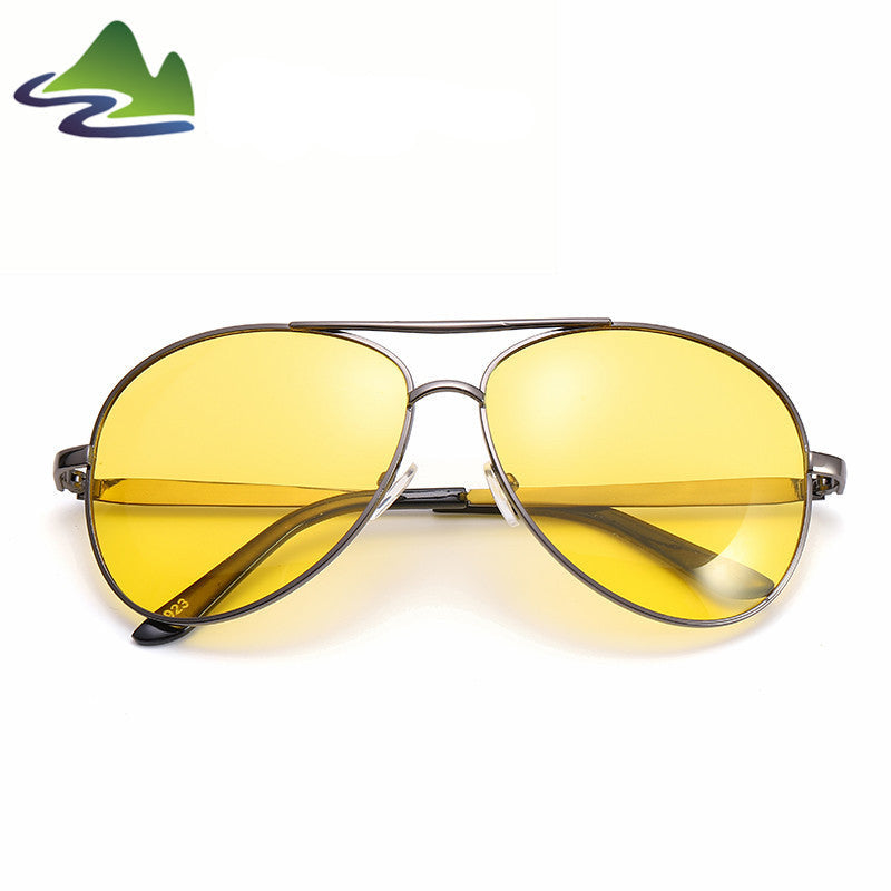 Night Driver Sunglasses – Metal Frame, UV Protection