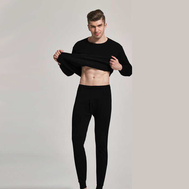 Men’s Slim Fit Thermal Underwear – Thick Fleece Autumn Winter Set