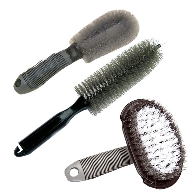Car Wheel and Tire Brush Set – Soft Bristle Cleaning Tools
