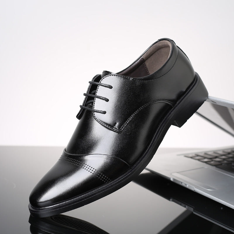 STOCK-Wenzhou Men’s Large Size Leather Shoes