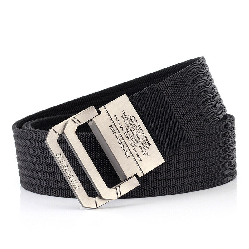 2018 Double-Ring Nylon Belt – Multi-Color & Versatile